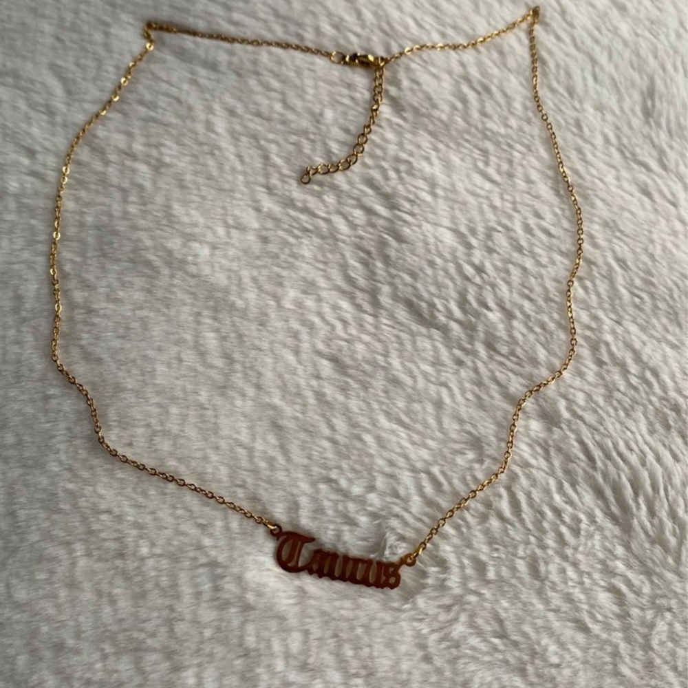 Taurus necklace